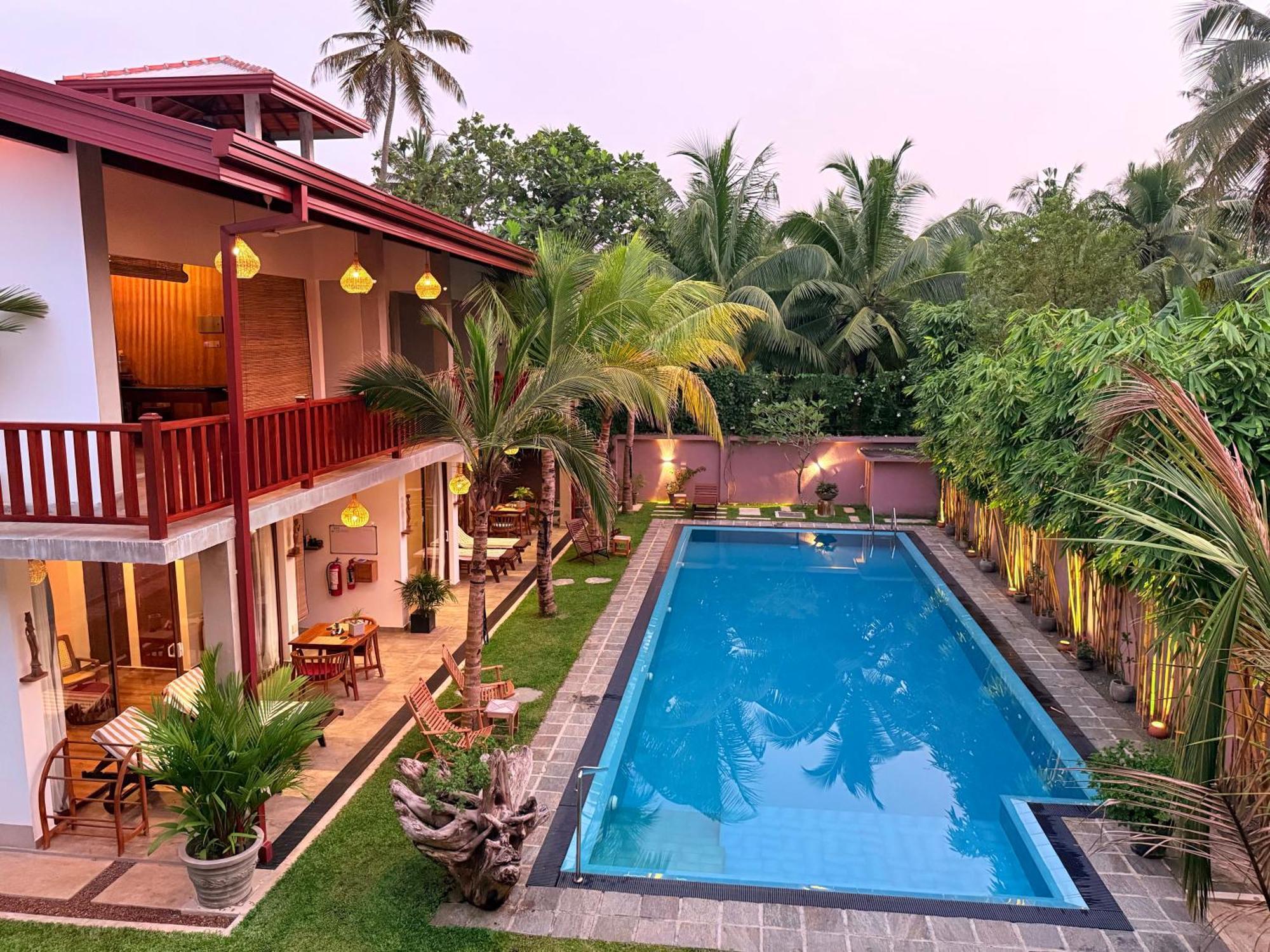 Sri Palms Bed & Breakfast Kosgoda Exterior photo
